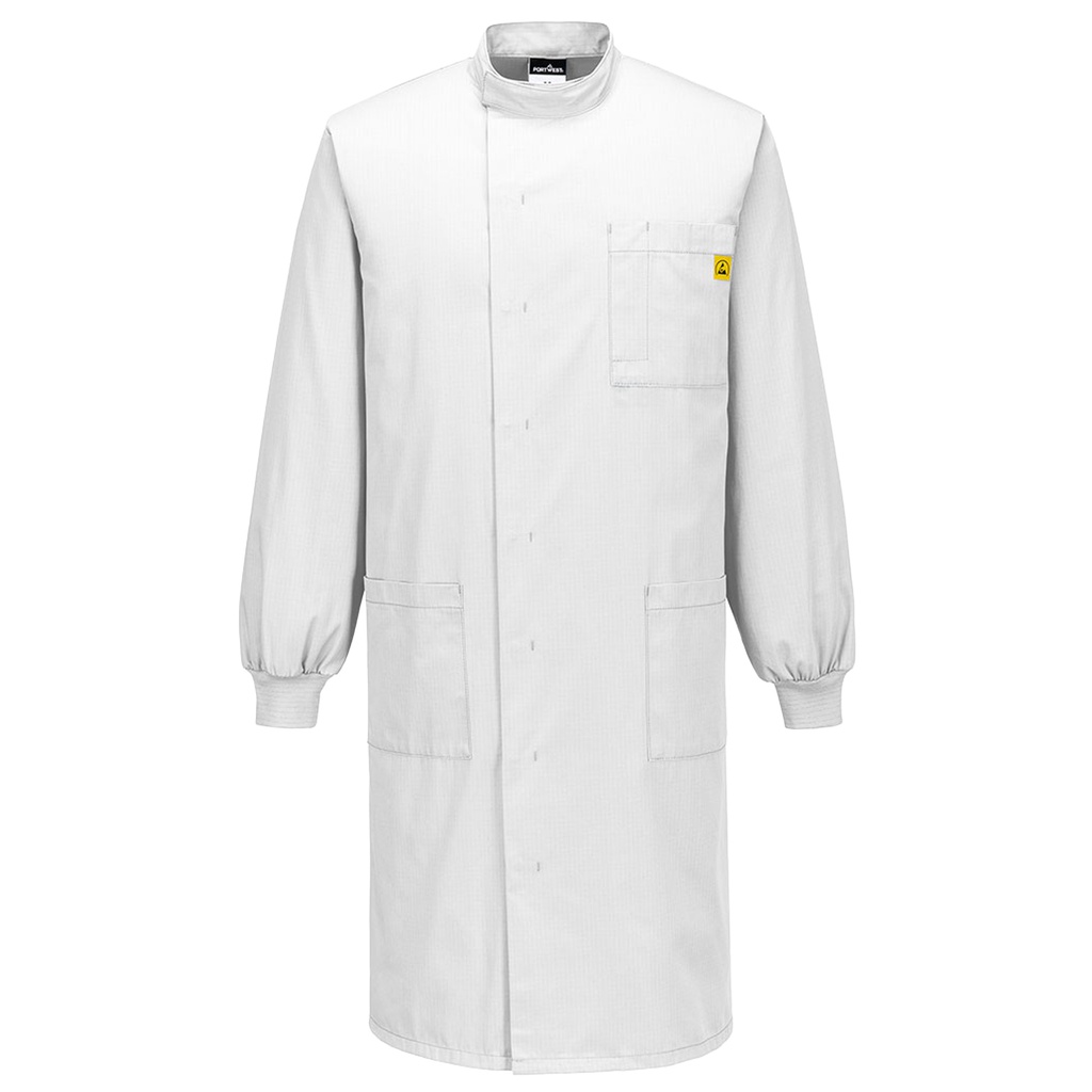 Camice da laboratorio antistatico Howie tg L bianco Portwest