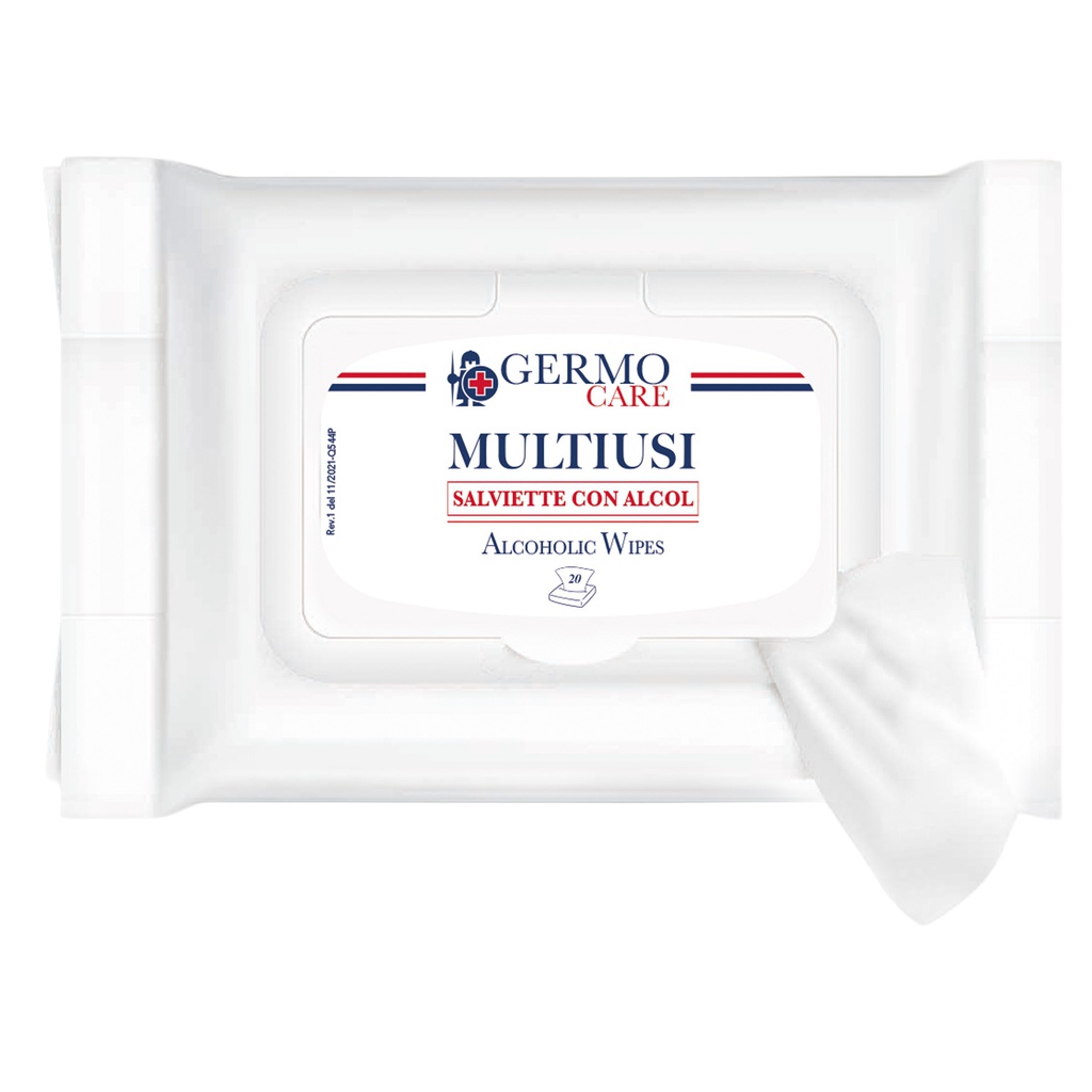 Flow pack da 20 Salviette MULTIUSI Pocket MAXI Germo