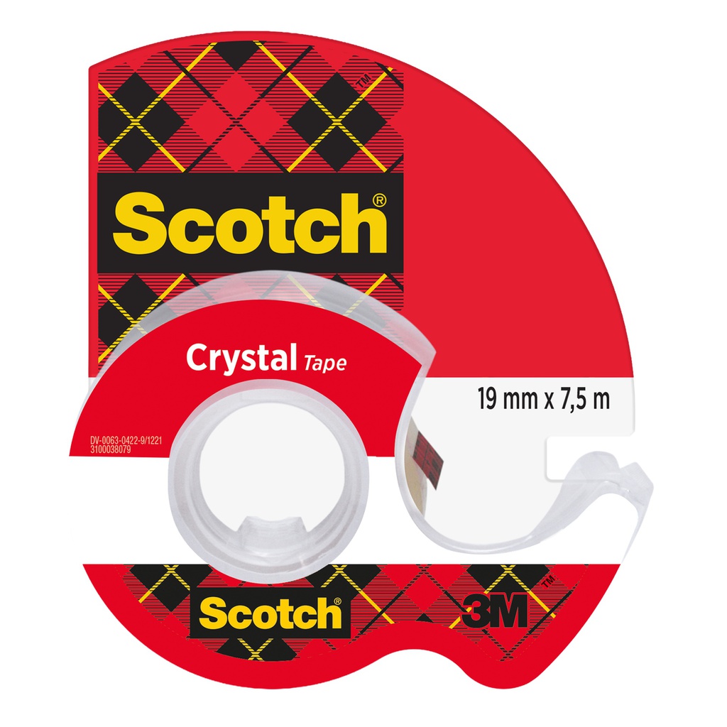 Nastro adesivo in chiocciola Scotch® Crystal clear 600 19mm x 7,5m