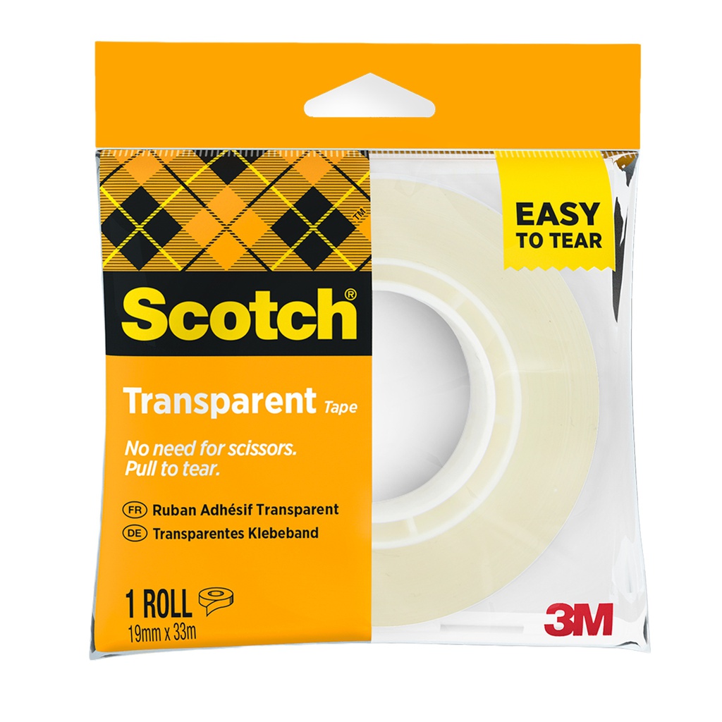 Scatola 8 rotoli  in caramella nastro adesivo Scotch® 508 19mmx33m in PP