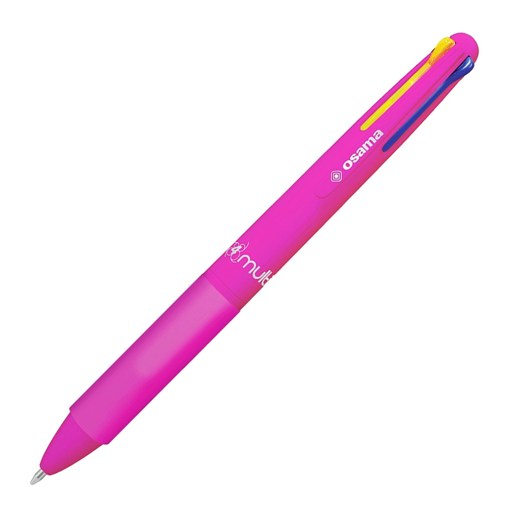 Penna sfera 4 colori 4 Multi 1.0mm fucsia neon OSAMA
