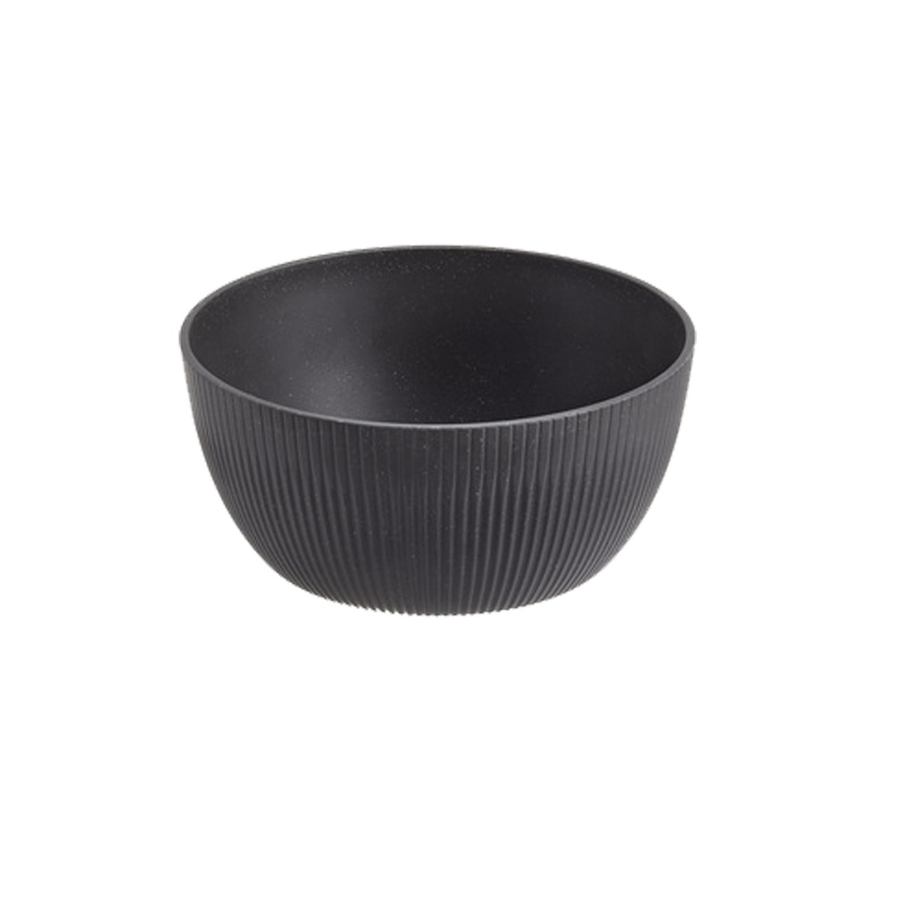 Ciotola buffet tonda Norway D23x10,5cm melamina antracite Leone