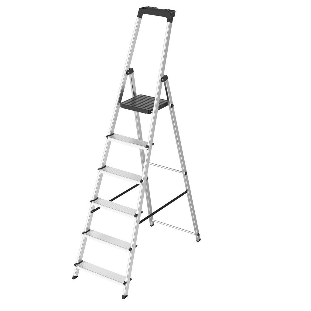 Scala in alluminio 6 gradini Verdelook