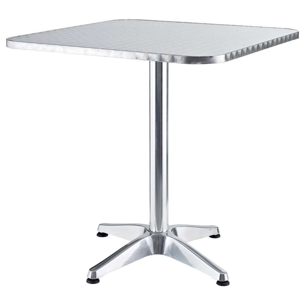 Tavolo quadrato in alluminio 60x60x70cm Verdelook