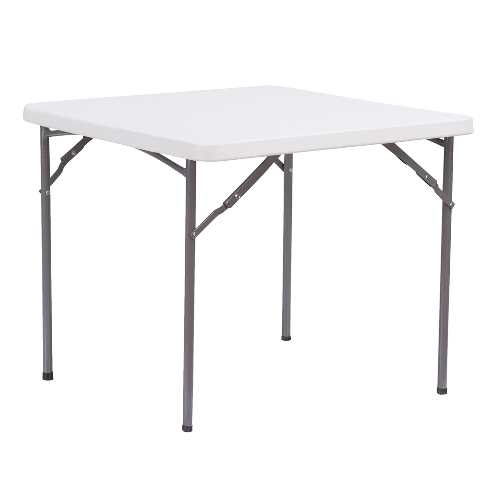 Tavolo Horeca quadrato bianco in HDPE 86x86x74cm Verdelook