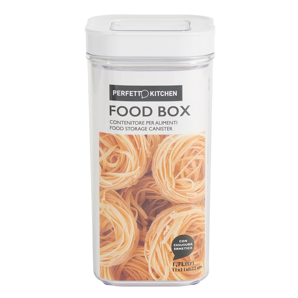 contenitore alimentare Foodbox in ABS 110x110x220mm 1,7lt Perfetto