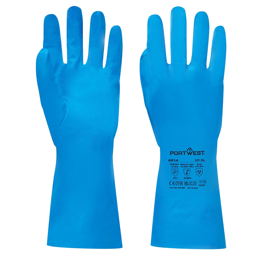 Guanti in nitrile tg XL azzurro Portwest