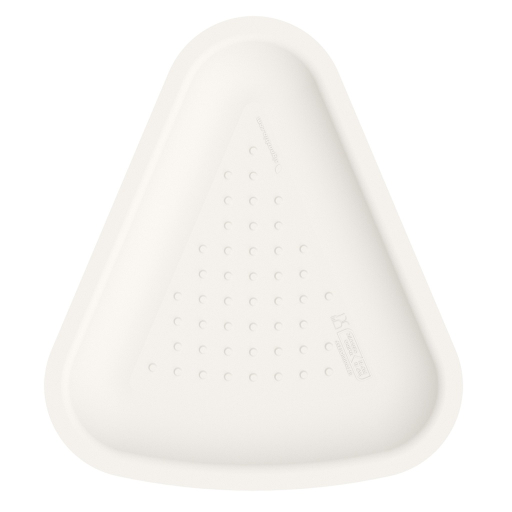 Conf 125 Vassoi pizza  1/6 23x26cm bianco Signor Bio