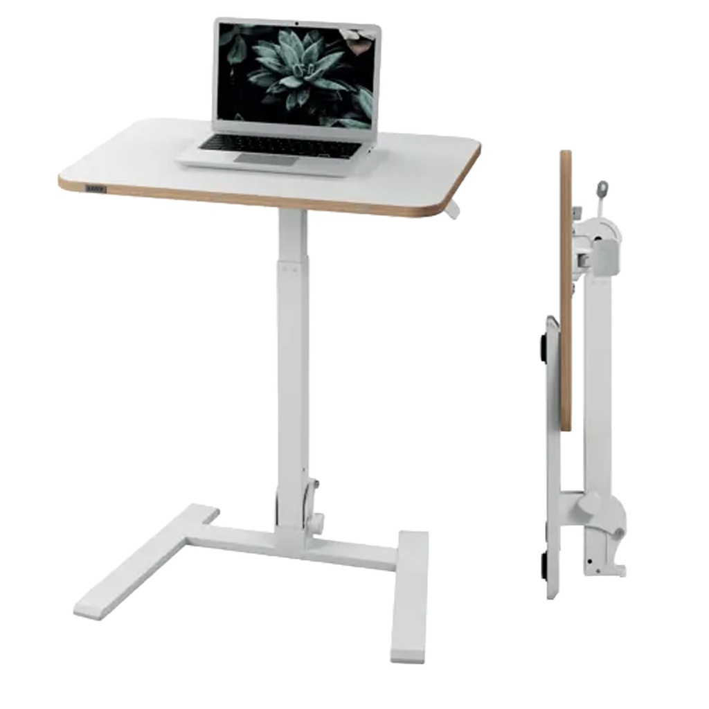 Scrivania Compatta pneumatica mobile pieghevole 65x46x74-109cm Leitz