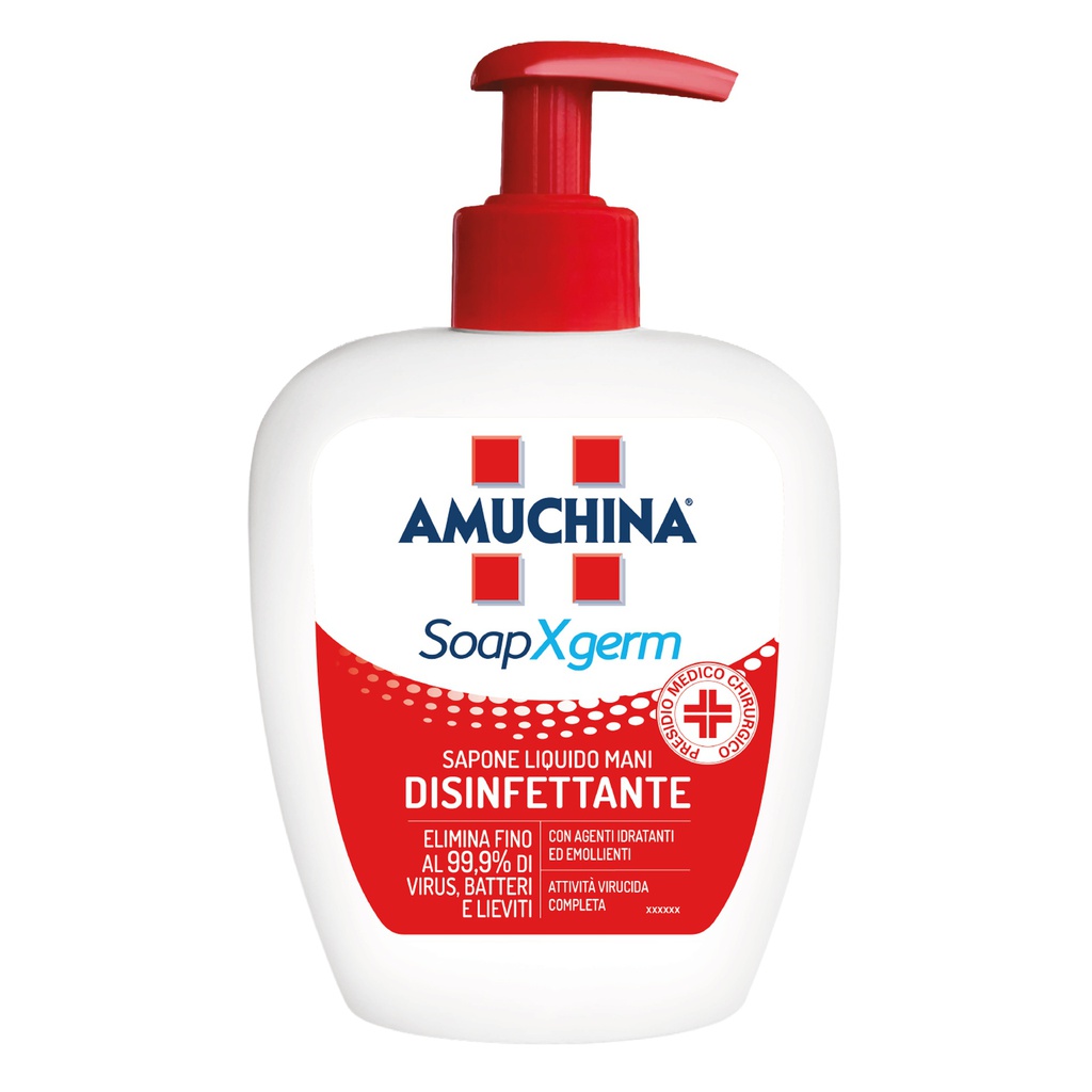 Sapone liquido disinfettante mani SoapXgerm 250ml Amuchina