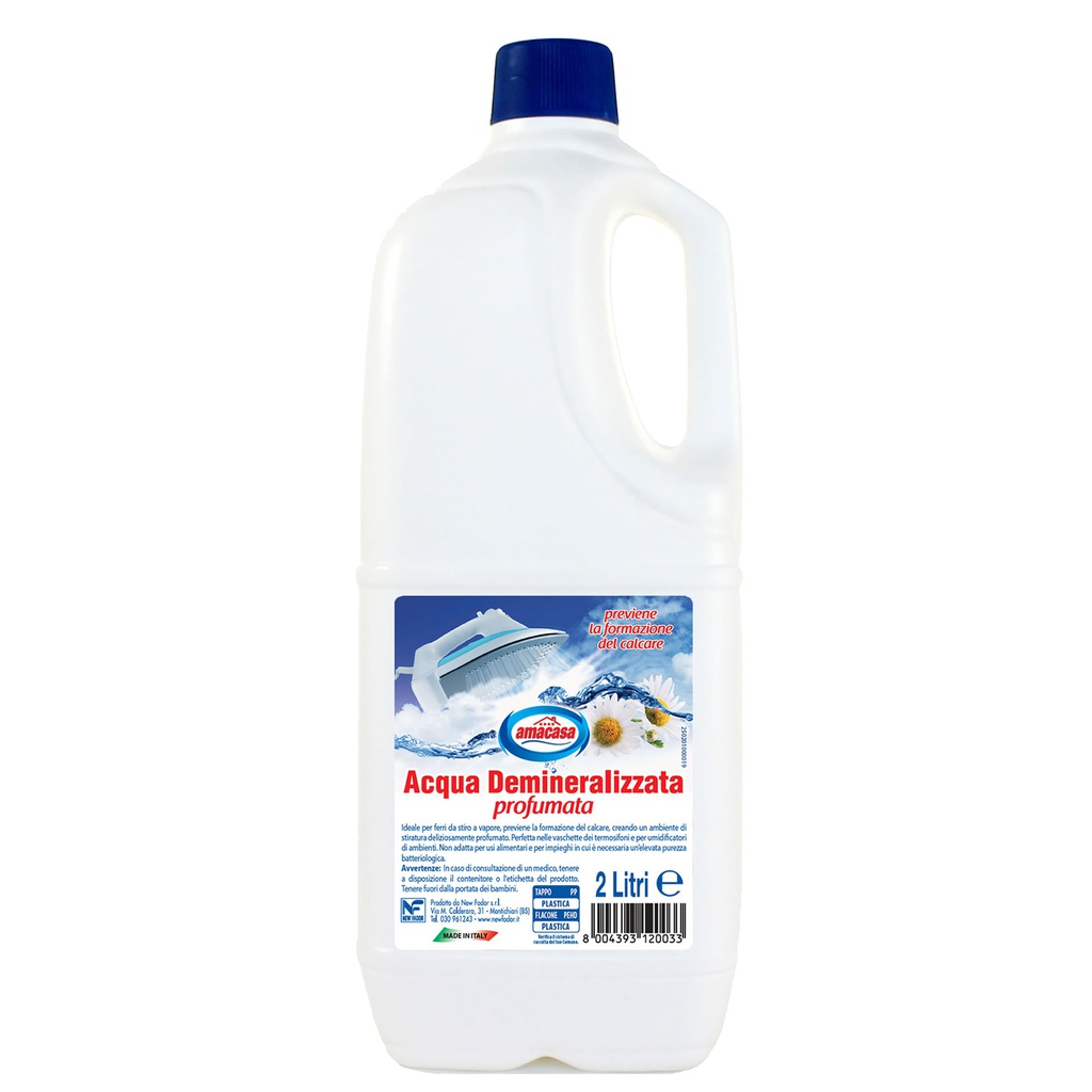 Acqua demineralizzata profumata 2L Amacasa