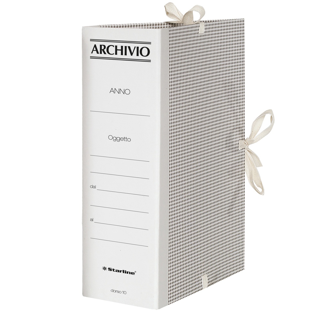 Faldone c/lacci incollati Tela 35x25cm dorso 10cm Starline