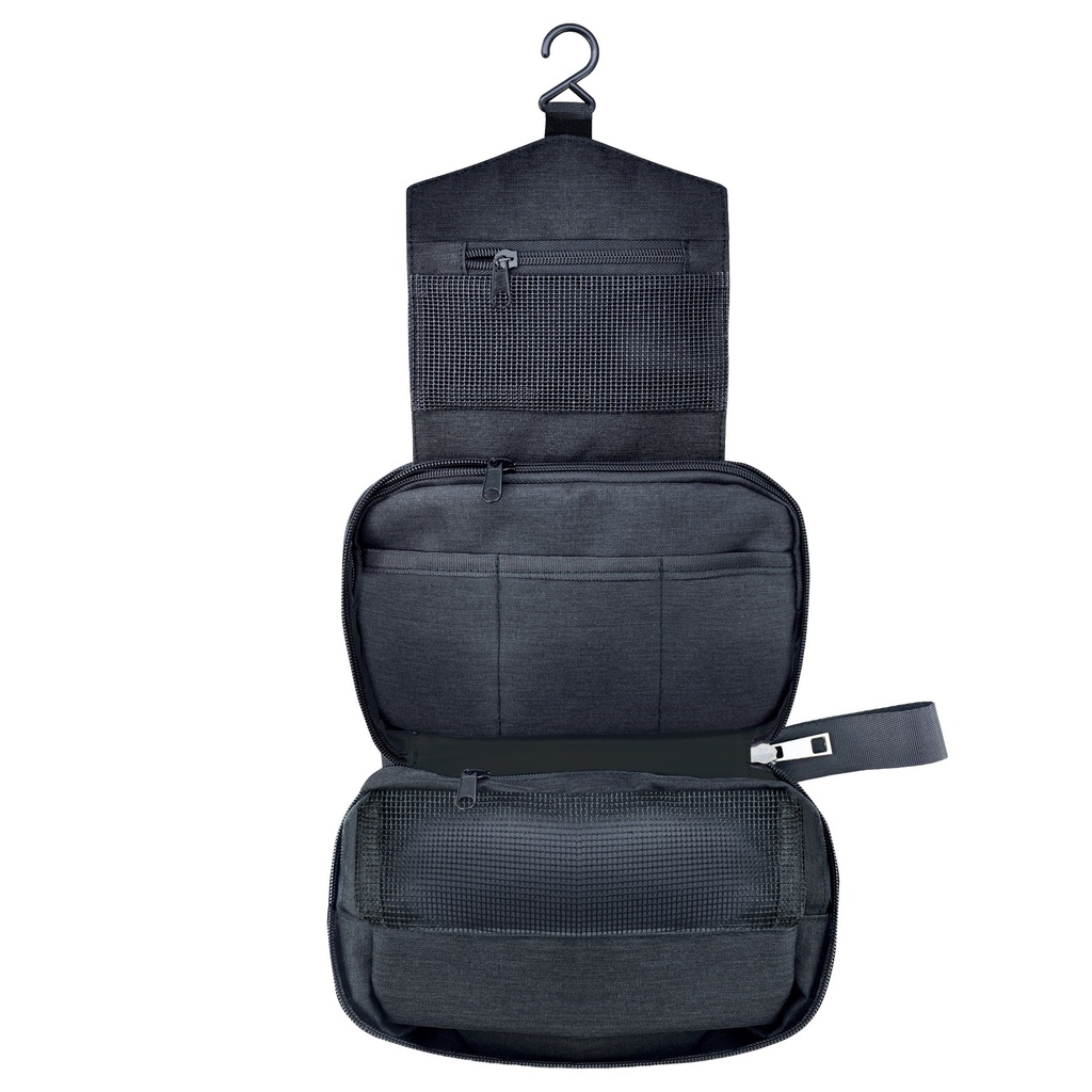 Beauty case appendibile Explora 52x22cm (aperto  nero Lebez