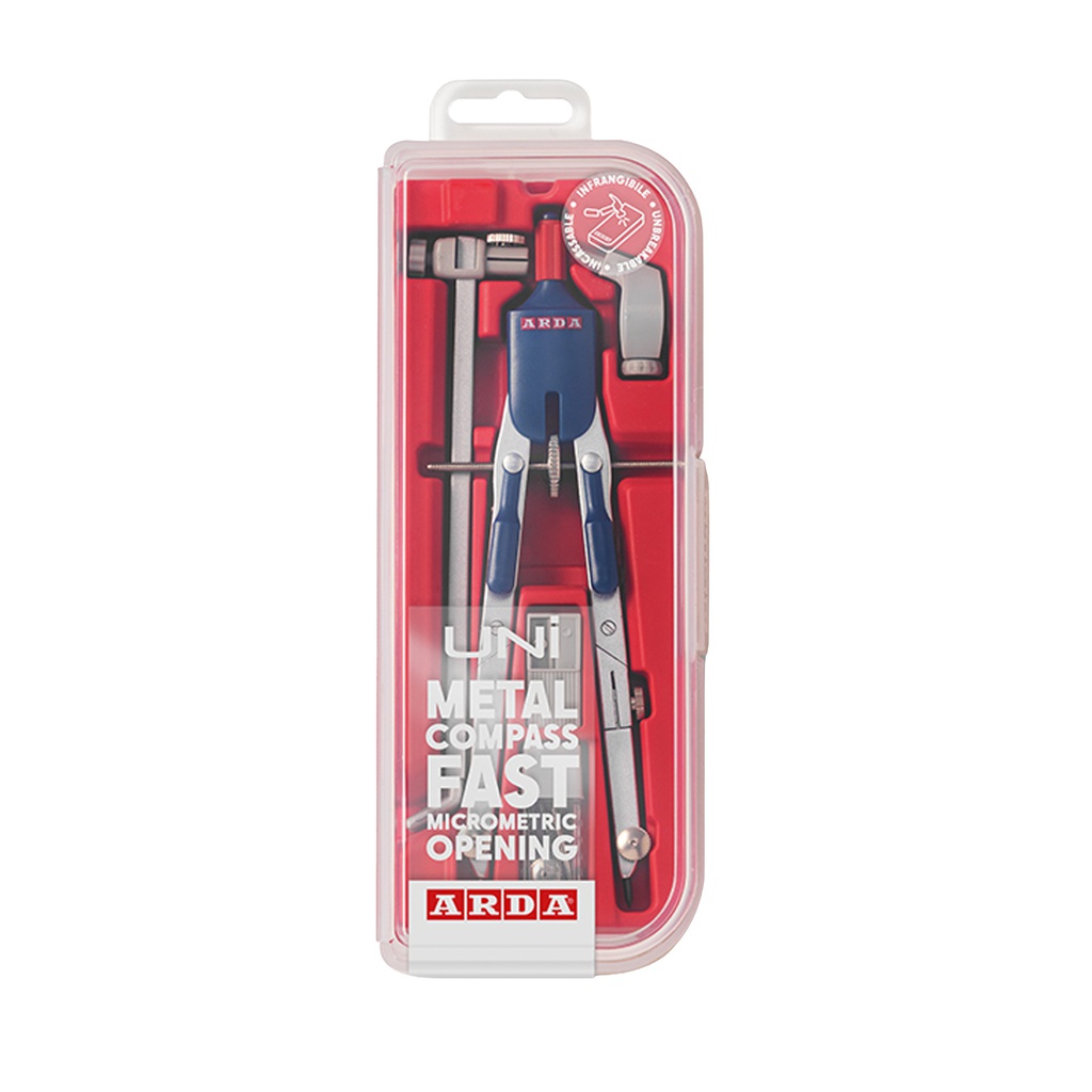 Kit balaustrone fisso Uni + ricambi mine e temperamine Arda