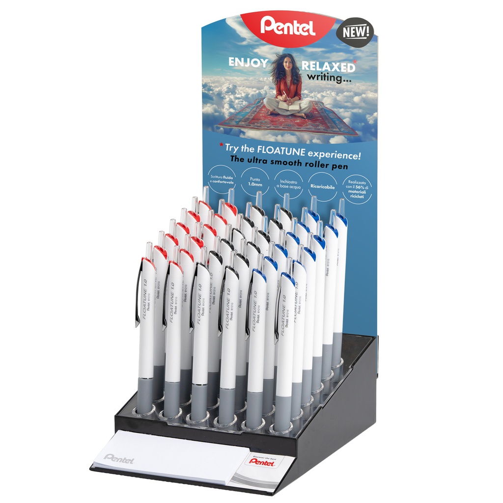 Expo 36 roller Floatune punta 1,0mm colori assortiti Pentel