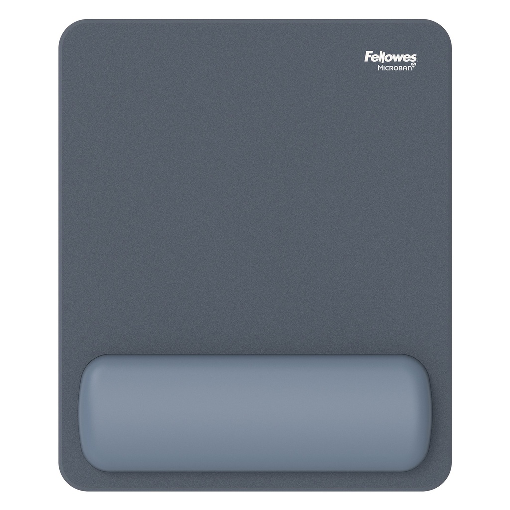 Mousepad Breyta con poggiapolsi con Microban Blu marino Fellowes