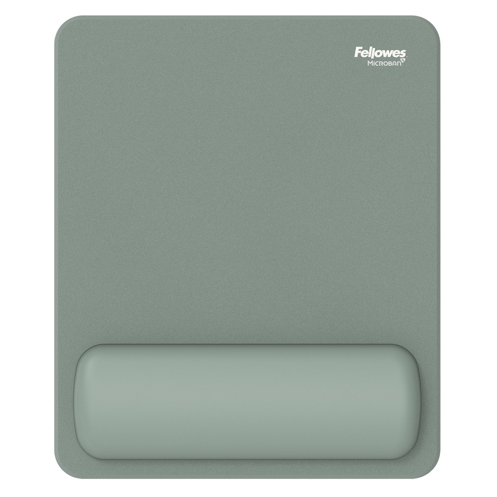 Mousepad Breyta con poggiapolsi con Microban Salvia Fellowes