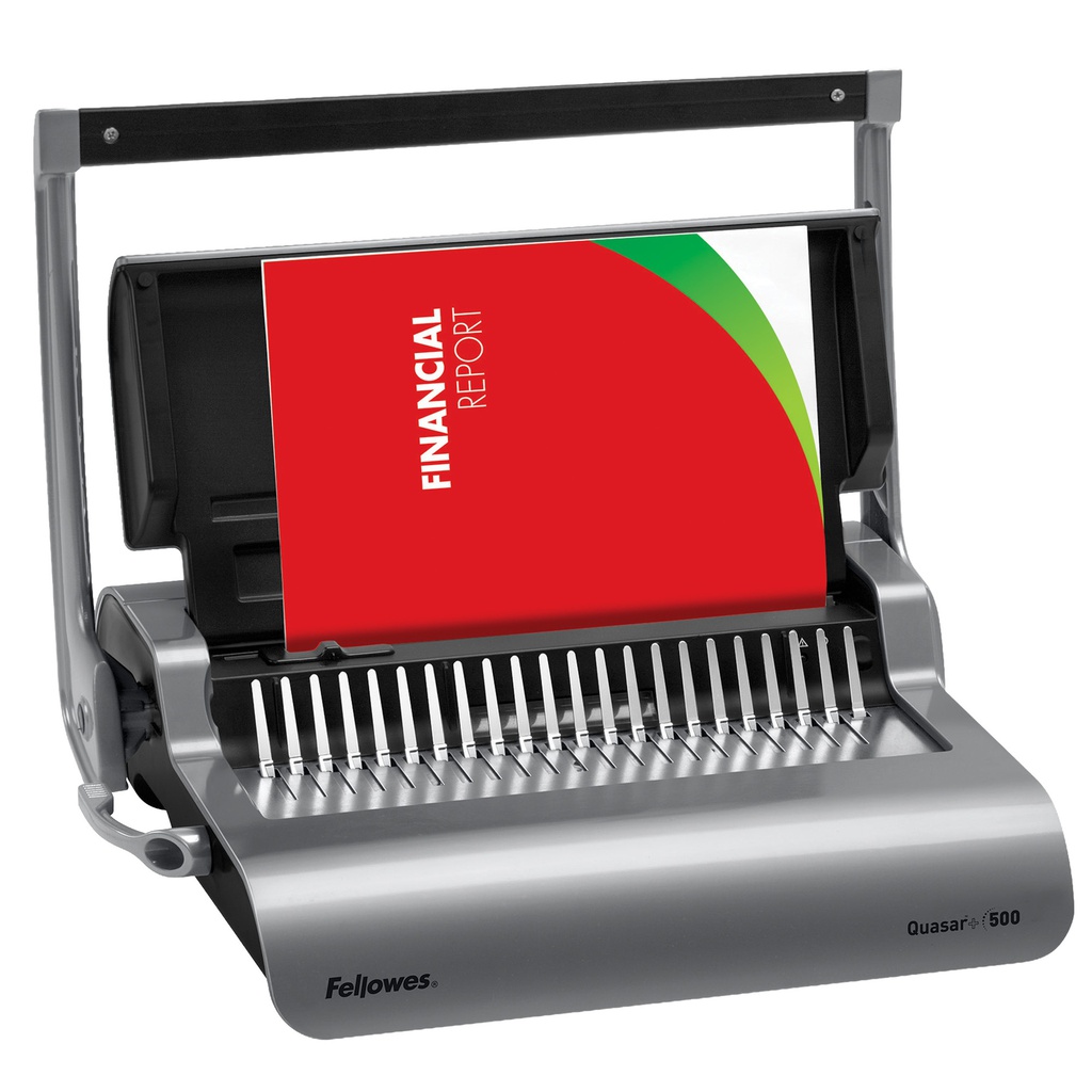 Rilegatrice manuale Quasar+ 500 a dorso plastico Fellowes