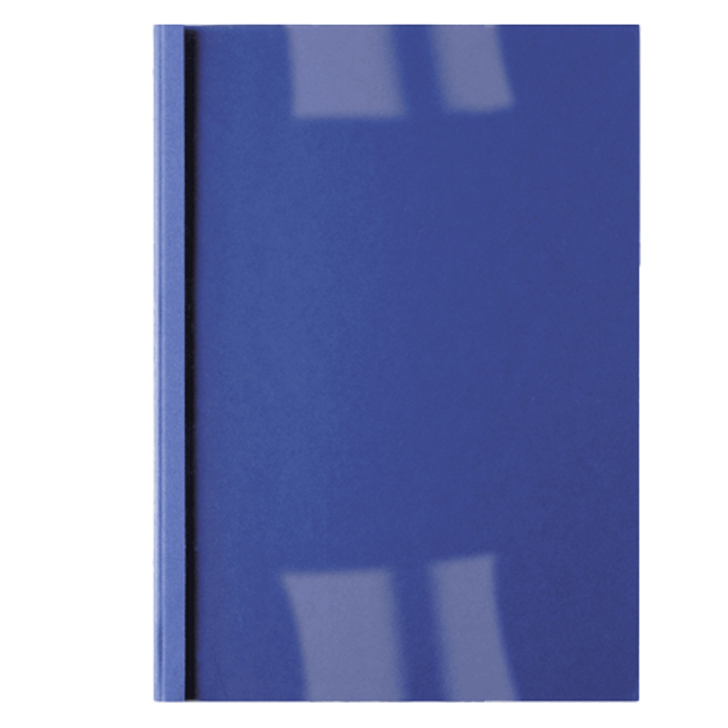 100 CARTELLINE TERMICHE 1,5MM BLU BUSINESS LINE LEATHER