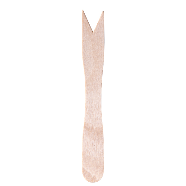 100 Forchettine monouso in legno 8,5 cm Signor Bio