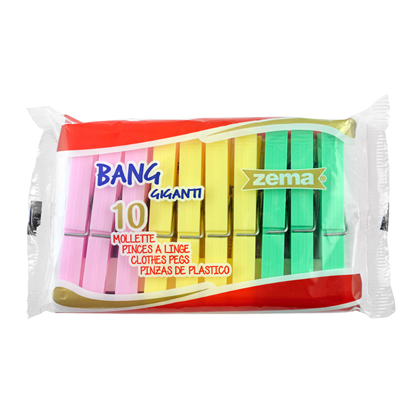 ***10 Mollette per la biancheria colori assortiti