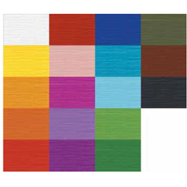 10RT CARTA CRESPA ROSSO 120 (50X250CM 48gr/m2 Rex Sadoch