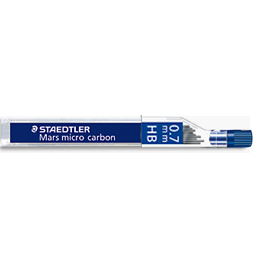 12 astucci da 12 mine 0.7mm MARS®MICRO 250 07-H STAEDTLER