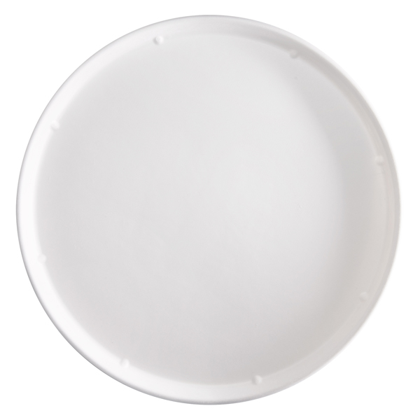 50 Piatti tondi monouso per pizza in canna da zucchero D 32,5cm Signor Bio