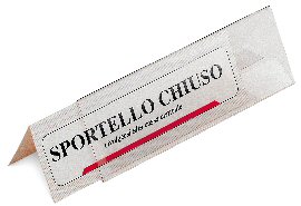 5 PORTANOME DA TAVOLO PRISMA 30X5CM