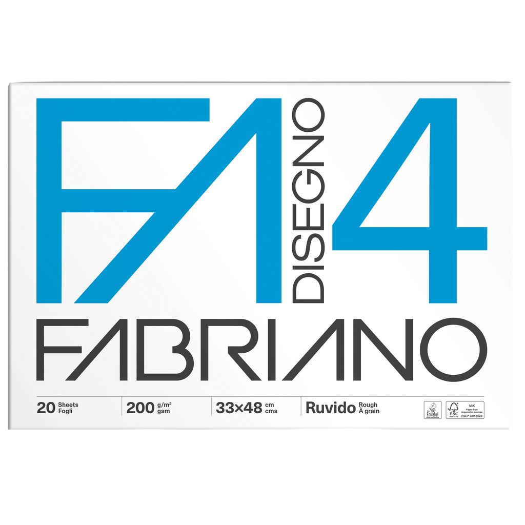 ALBUM FABRIANO4 (33X48CM 200GR 20FG RUVIDO