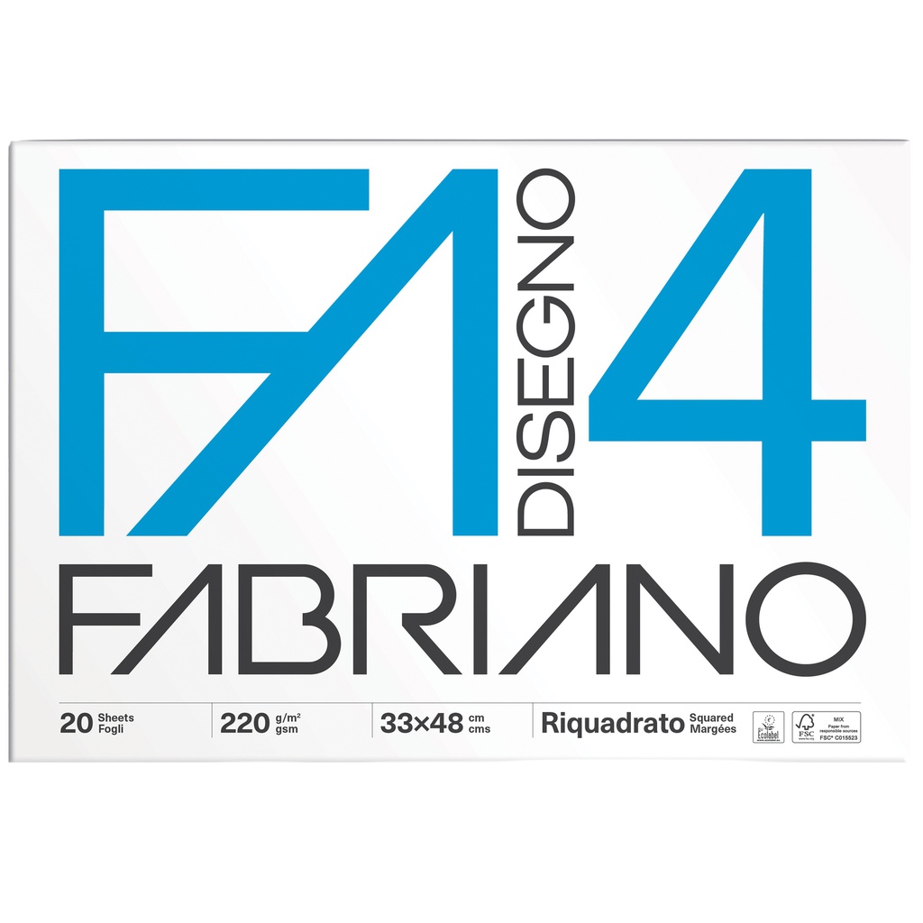 ALBUM FABRIANO4 (33X48CM 220GR 20FG LISCIO SQUADRATO