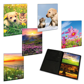 ALBUM FOTO SALDATO 23X30cm fino a 80 FOTO 14x19cm assortiti LEBEZ