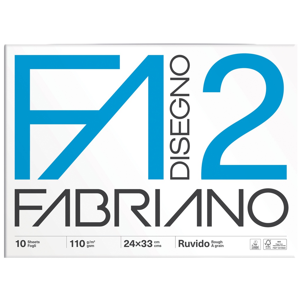 ALBUM P.M. FABRIANO2 (24X33CM 10FG 110GR RUVIDO