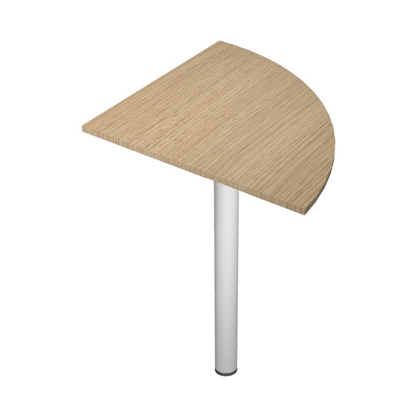 ANGOLARE 90  rovere + GAMBA SUPPORTO x SCRIVANIE AgorA' Basic