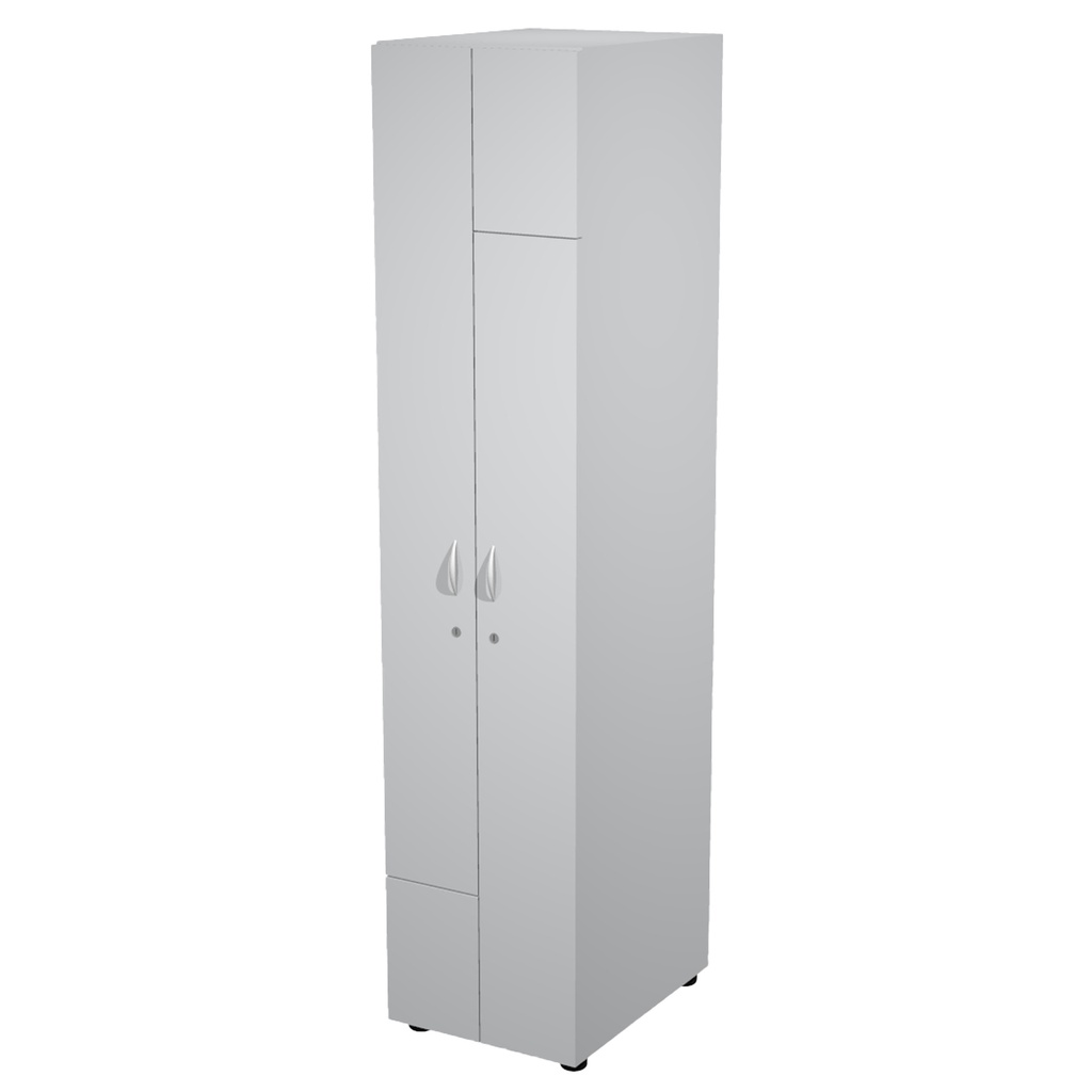 Armadio guardaroba 2ante 40x52xH185cm Grigio