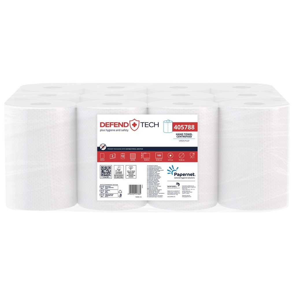 Asciugamani in rotolo MINI D14,5cm - 69mt Centrefeed Papernet