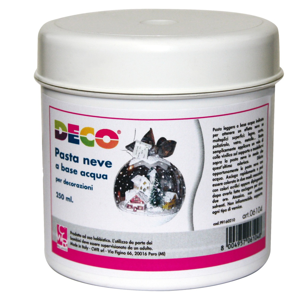 Barattolo pasta da neve 250ml DECO