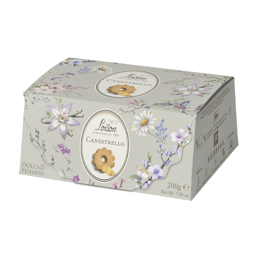 Biscotti al burro Canestrello, in astuccio 200g Loison