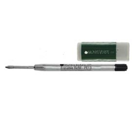 ***BLISTER 1 REFILL + GOMMA MONTEVERDE PER SFERA CANCEL. PARKER   NERO PUNTA MEDIA