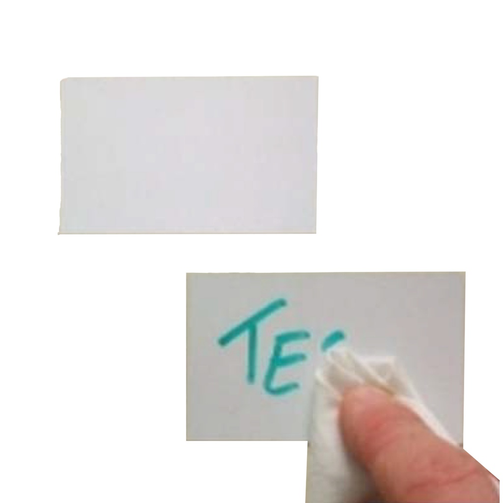 Blister 20 etichette magnetiche 30x100mm scrivibili e cancellabili Markin