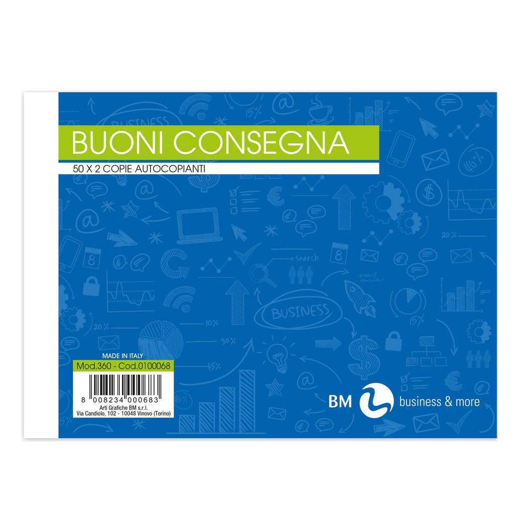 BLOCCO BUONI DI CONSEGNA 50/50 165x120mm RIC ART360 BM