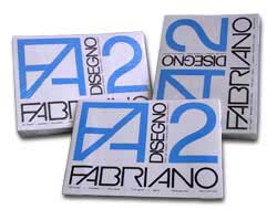 BLOCCO FABRIANO2 (33X48CM 12FG 110GR RUVIDO COLLATO