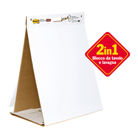 BLOCCO/LAVAGNA AUTOPORTANTE 20FG Super Sticky 563DE 58,4x50,8cm Post-it®