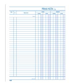 BLOCCO PRIMA NOTA CASSA 22x28cm 50fgx 2copie ric. BM