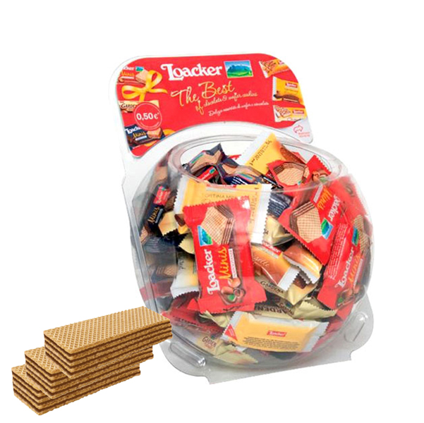 Bolle self service da 140 Wafer Minis (700gr Loacker