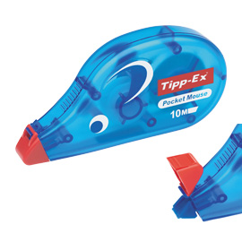 BOX 10 CORRETTORI A NASTRO 4,2MMX10Mt POCKET MOUSE TIPP-EX BIC