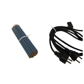 BUSTA 100 FASCETTE IN NYLON 200X2,5 MM BIANCO