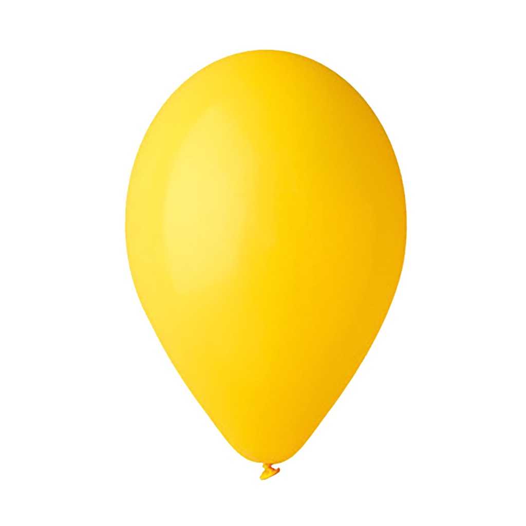 Busta 16 palloncini in lattice D30cm giallo Big Party