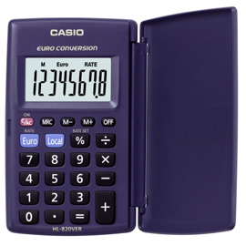 CALCOLATRICE HL-820VERA 8 CIFRE TASCABILE CASIO