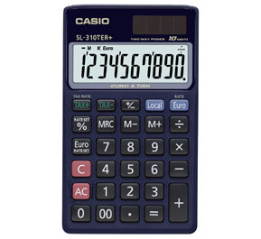 CALCOLATRICE TASCABILE CASIO SL-310TER+